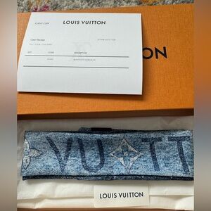 Louis Vuitton Monogram Infinity Denim BB Bandeau in Bleu Marine
